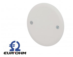 Couvercle obturateur diam.80 à vis, pour boite d'encastrement lot de 10