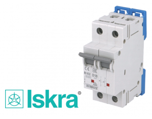Disjoncteur Bipolaire Modulaire 10ka Courbe D Iskra Disjoncteur Courbe D Chez Bis Electric