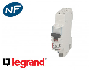 LEGRAND DNX3 Disjoncteur 16A Ph+N Courbe D 6kA 230V - 406802 - DiscountElec