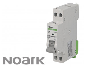 Disjoncteur Modulaire phase neutre courbe C Noark Ex9PN-N