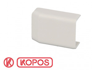 Embout pour moulure PVC blanche 20 x 10 mm KOPOS