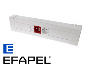 Goulotte pour appareillage 45x45 Efapel. Un compartiment 100 x 50 mm