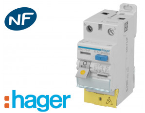Interrupteur différentiel 2P 40A 30mA Type AC Hager à vis