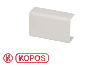 Jonction linéaire pour moulure PVC blanche 20 x 10 mm KOPOS