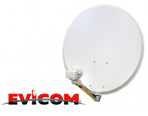 Parabole TV 65cm acier avec LNB