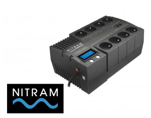 Onduleur Nitram 8 prises de courant 420W / 700VA