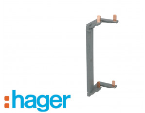 Peigne vertical 2 rangées pour inter diff 2P Hager