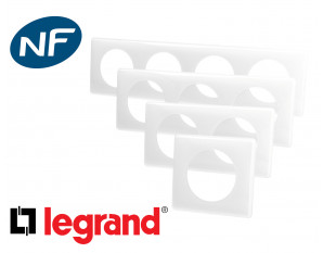 Plaque de finition blanche Legrand Céliane™