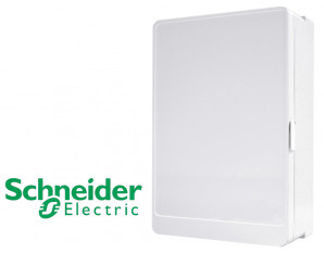 Porte opaque pour coffret 2 rangées Schneider Resi9