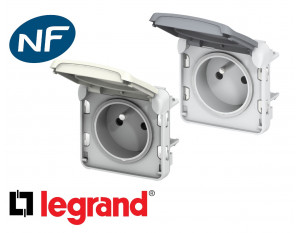 Prise de courant 16A 2P+T Legrand Plexo™ composable