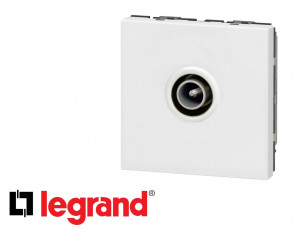 Prise TV 2 modules Legrand Mosaic composable