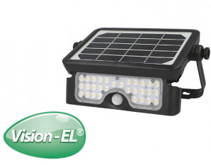 Projecteur solaire LED 5W noir