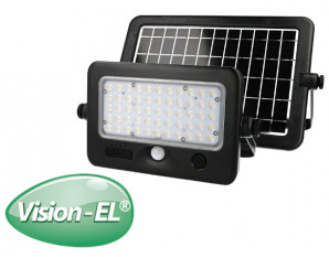 Projecteur solaire LED 10W noir