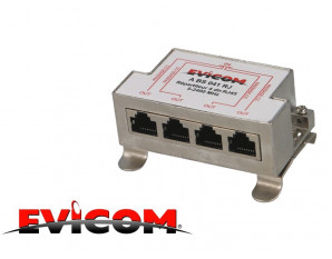 Répartiteur avec 4 sorties RJ45