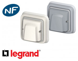 Sortie de câble Plexo™ Legrand  Cache prise murale chez bis-electric