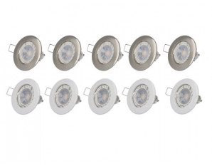 Lot de spot GU10 LED à encastré complet