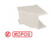 Angle intérieur pour goulotte PVC blanc 60 x 40 mm KOPOS