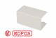 Jonction linéaire pour goulotte PVC blanc 40 x 40 mm KOPOS