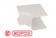 Angle intérieur pour goulotte PVC blanc 60 x 60 mm KOPOS