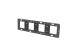 Support de fixation 4 postes Legrand Mosaic composable