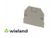 Plaque d'extrémité pour borne Wieland 4 à 10mm²
