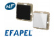 Poussoir simple Efapel Logus 90