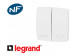 Double va-et-vient de volet roulant Legrand Otéo composable