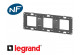 Support de fixation 3 postes Legrand Mosaic composable
