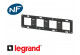 Support de fixation 4 postes Legrand Mosaic composable
