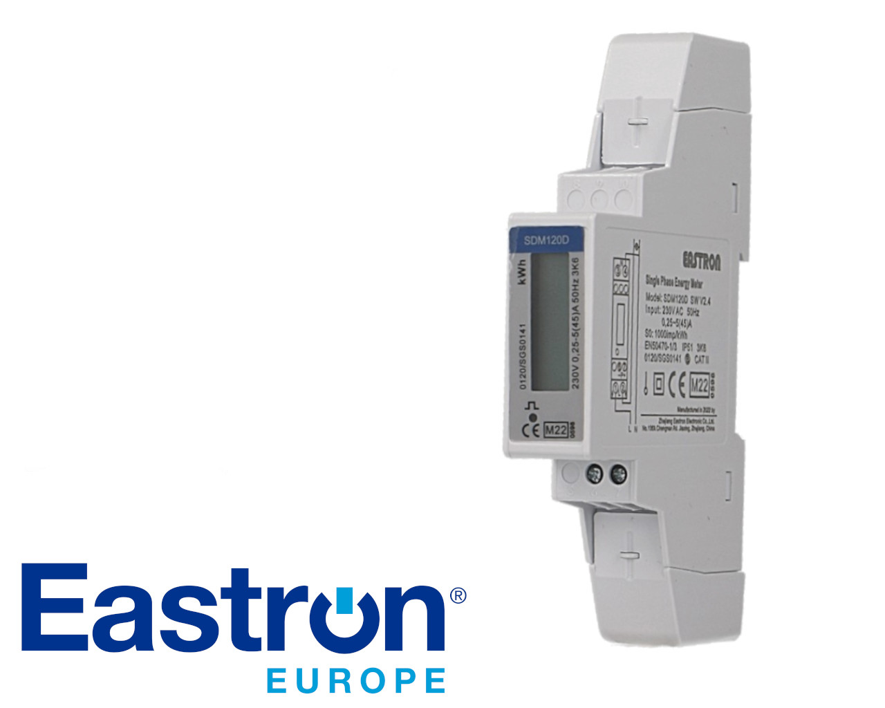 Compteur électrique monophasé 45A certifié MID
