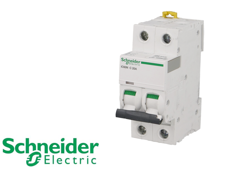 Disjoncteur Différentiel Schneider IC60N 2P 63A Courbe C + Vigi 30mA AC – Occasion
