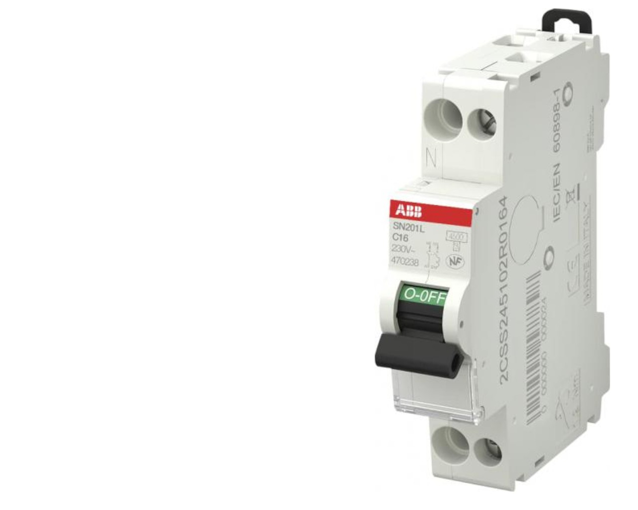 Disjoncteur modulaire phase neutre 32A 4.5kA à vis ABB