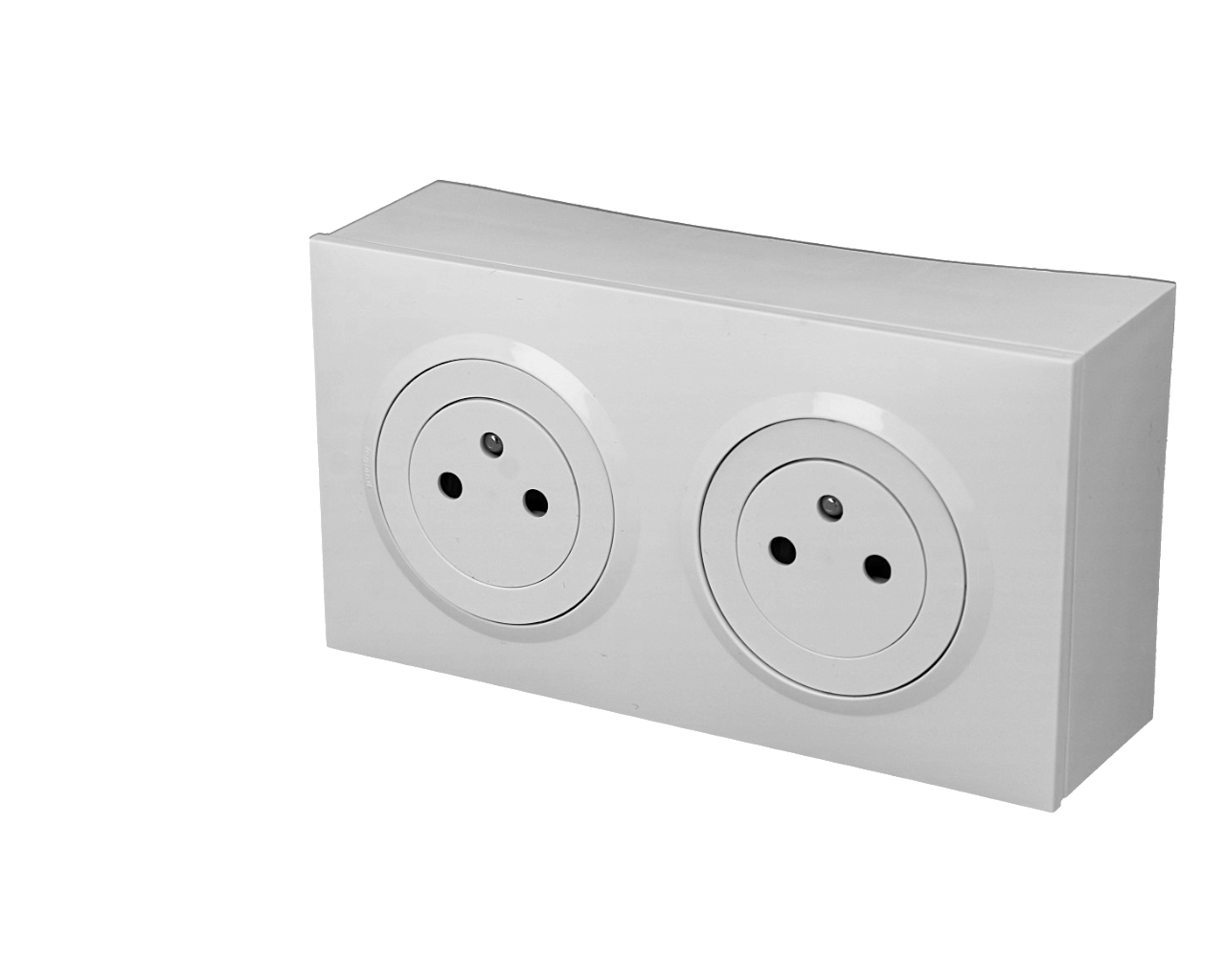 Prise électrique double Legrand Dooxie™ surface saillie