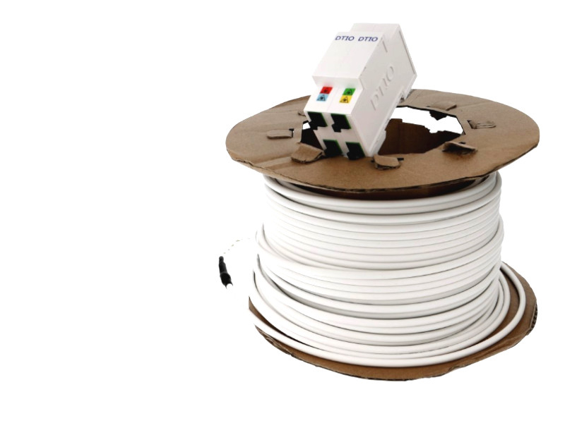DTIO 4 fibres optiques câblées 20 mètres Cofrelec