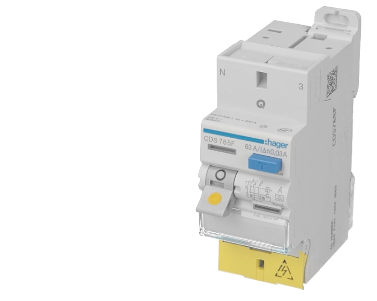Interrupteur différentiel 2P 40A 30mA Type A Hager