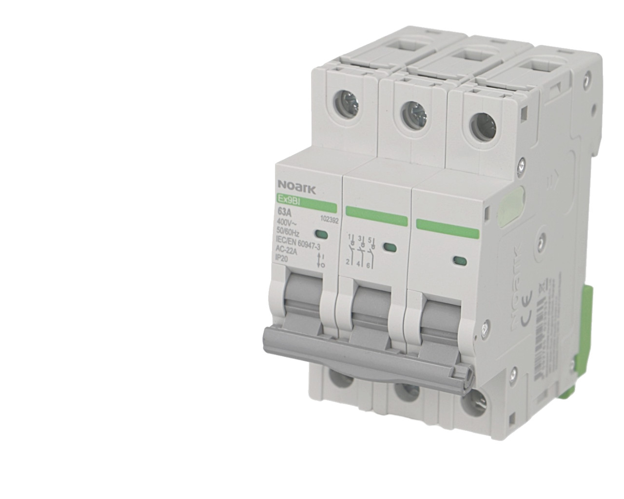 Interrupteur Sectionneur Modulaire 3 pôles 63A Noark