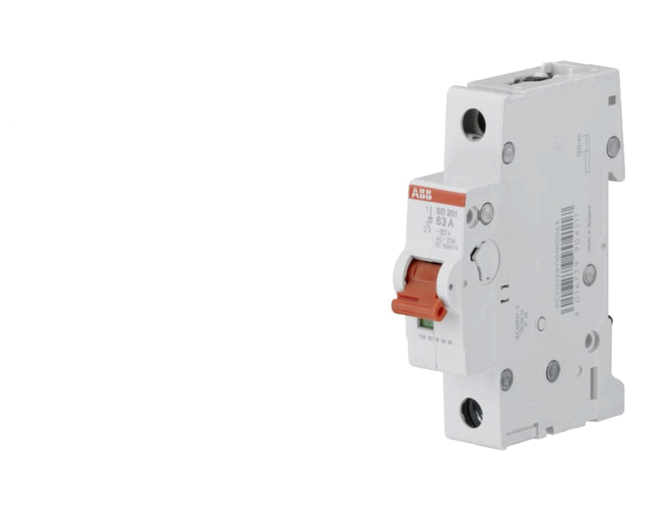 Interrupteur Sectionneur Modulaire 1 pôle 63A ABB