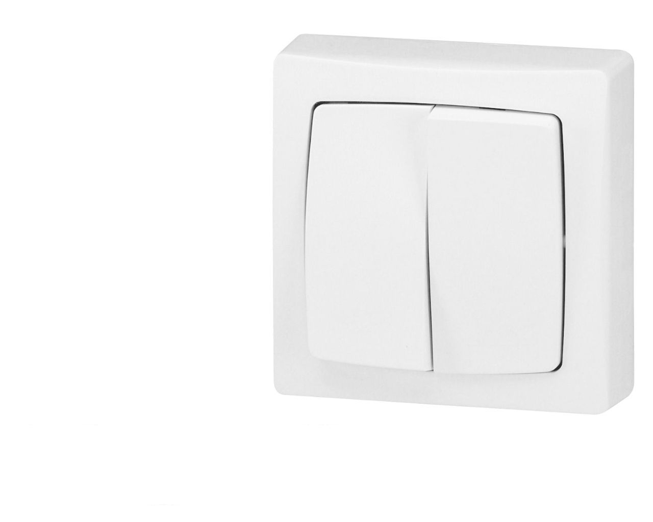 Interrupteur va-et-vient double Legrand Otéo complet