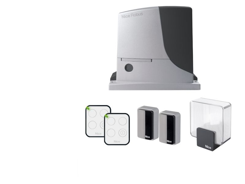 Kit motorisation pour portail coulissant Nice Robus