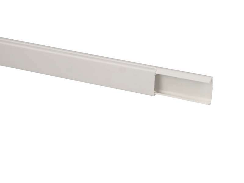 Moulure électrique PVC 20x10mm par carton de 96 mètres