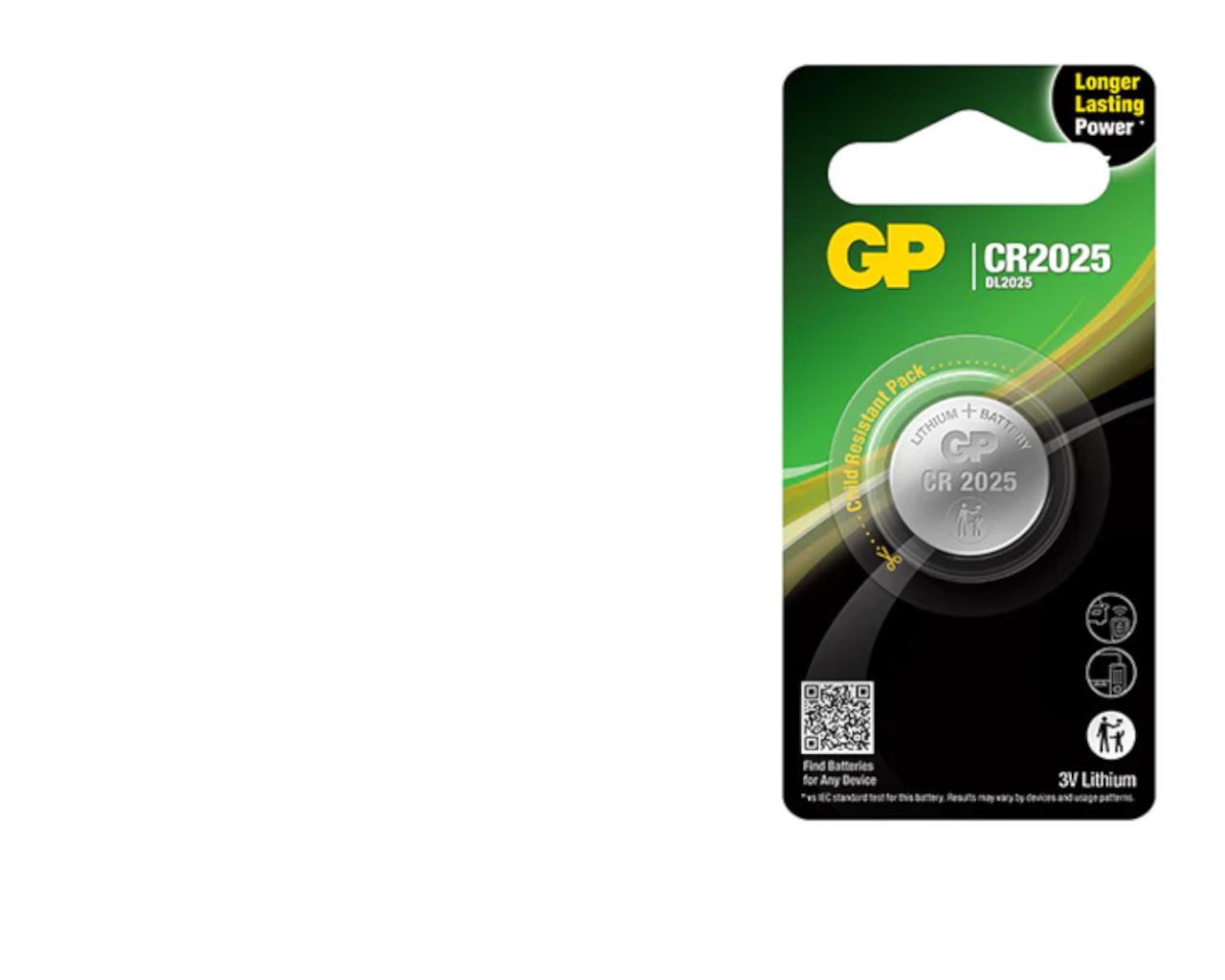 Pile lithium CR2025 - 3V