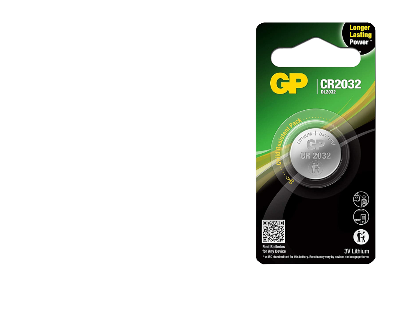 Pile lithium CR2032 - 3V