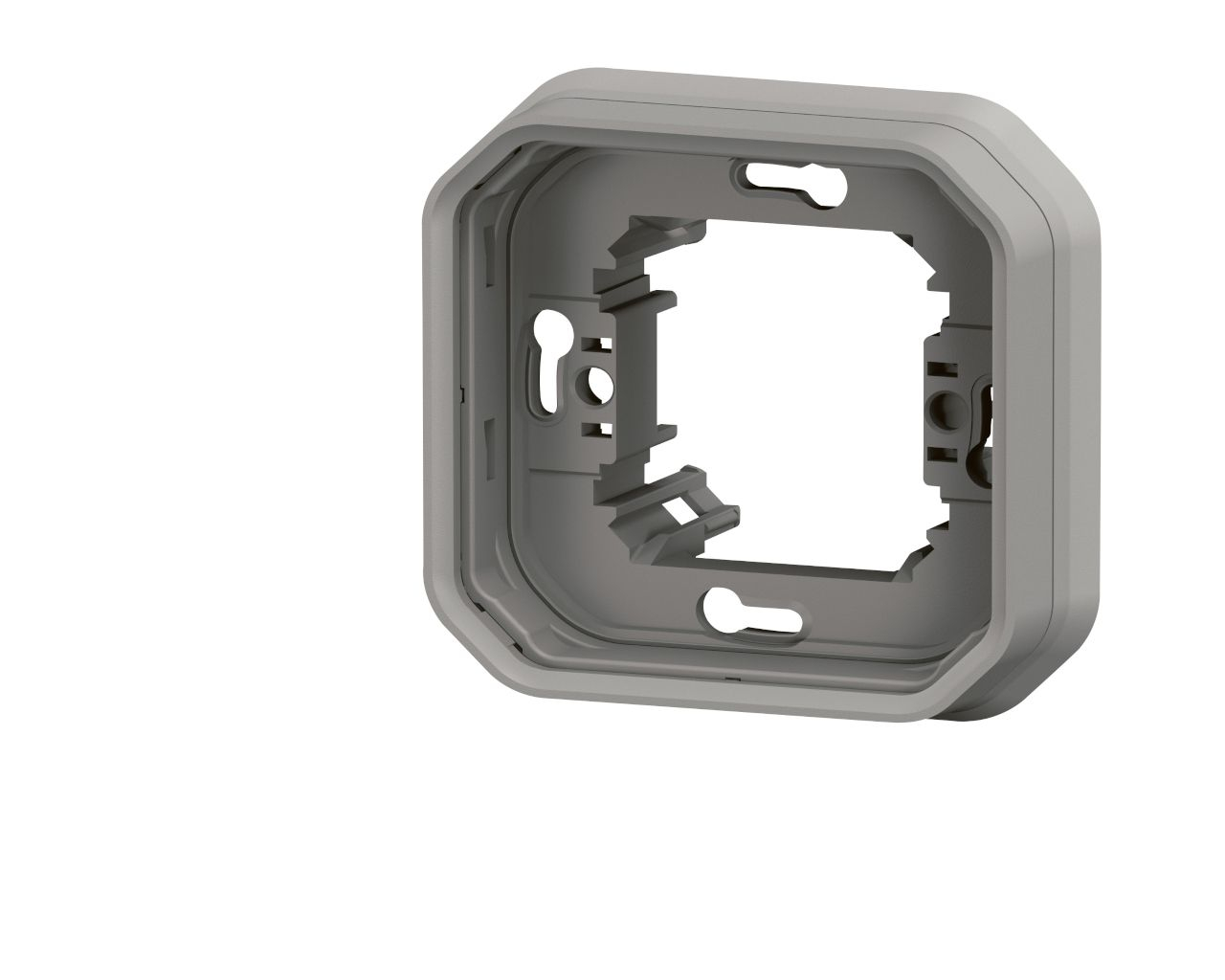 Plaque simple Legrand Plexo™ gris composable