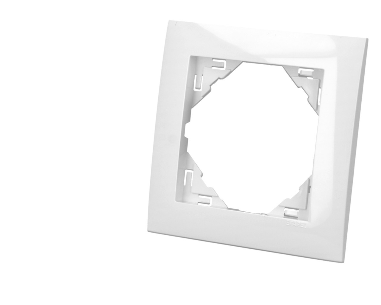 Plaque de finition blanche simple Efapel Logus 90