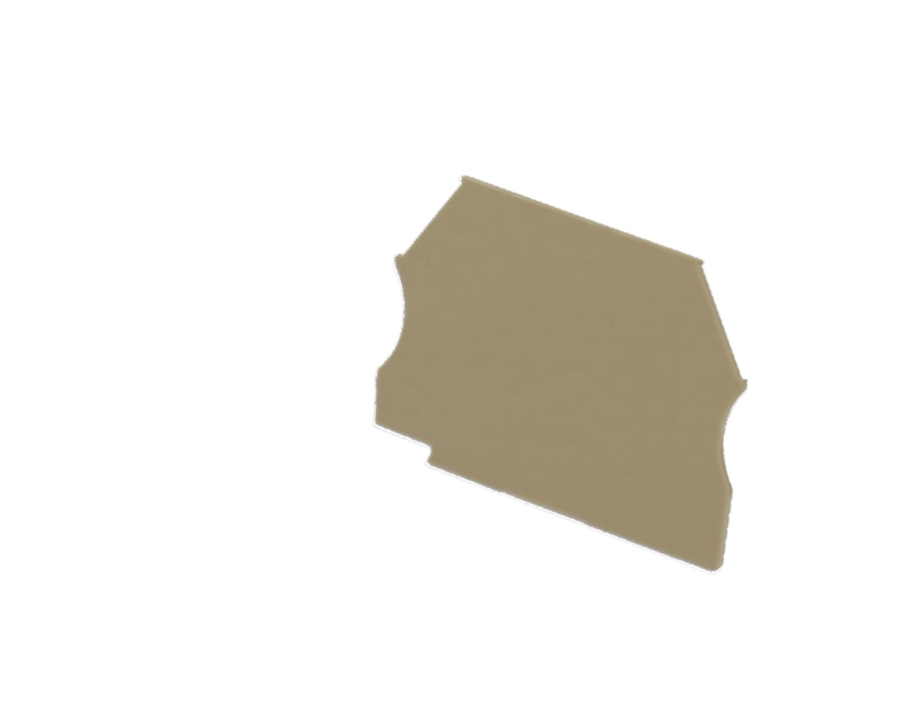 Lot de 10 plaques d'extrémité pour borne de jonction à ressort 2.5 mm² IMO