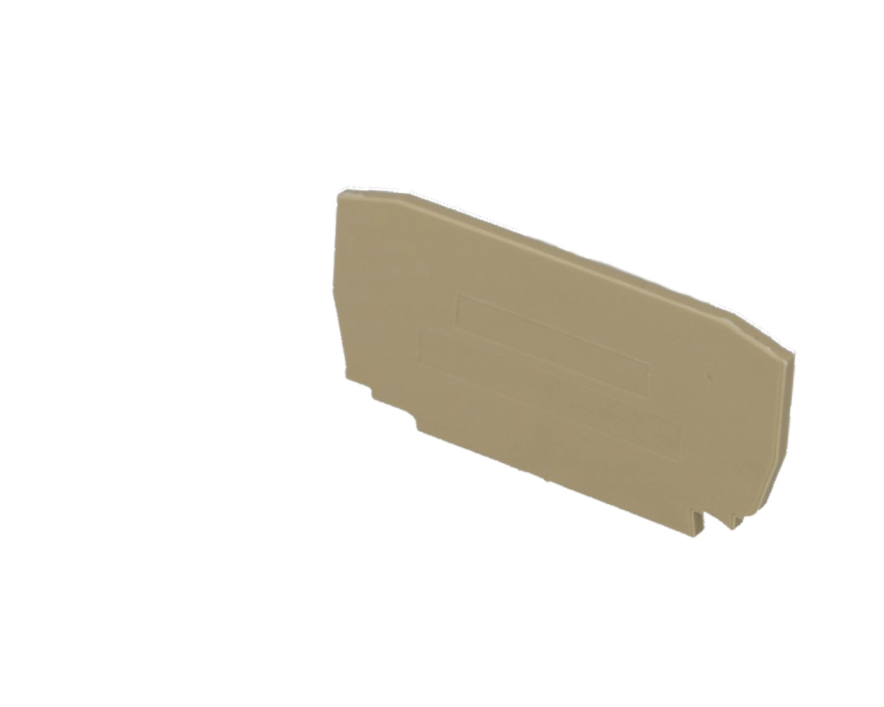 Lot de 10 plaques d'extrémité pour borne de jonction à ressort 4 mm² IMO