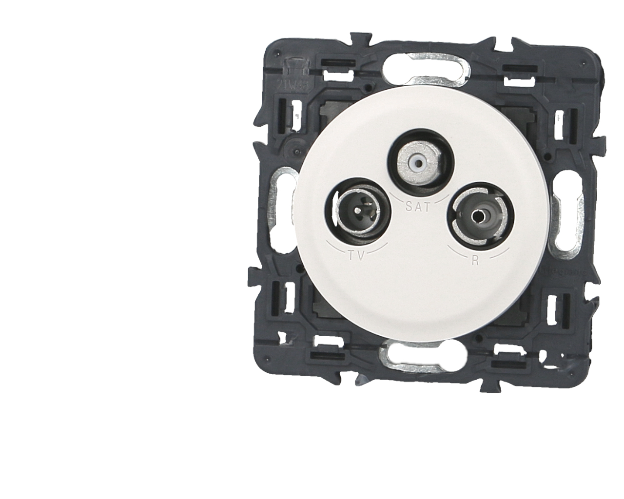 Prise TV + FM + SAT blanche Legrand Céliane™