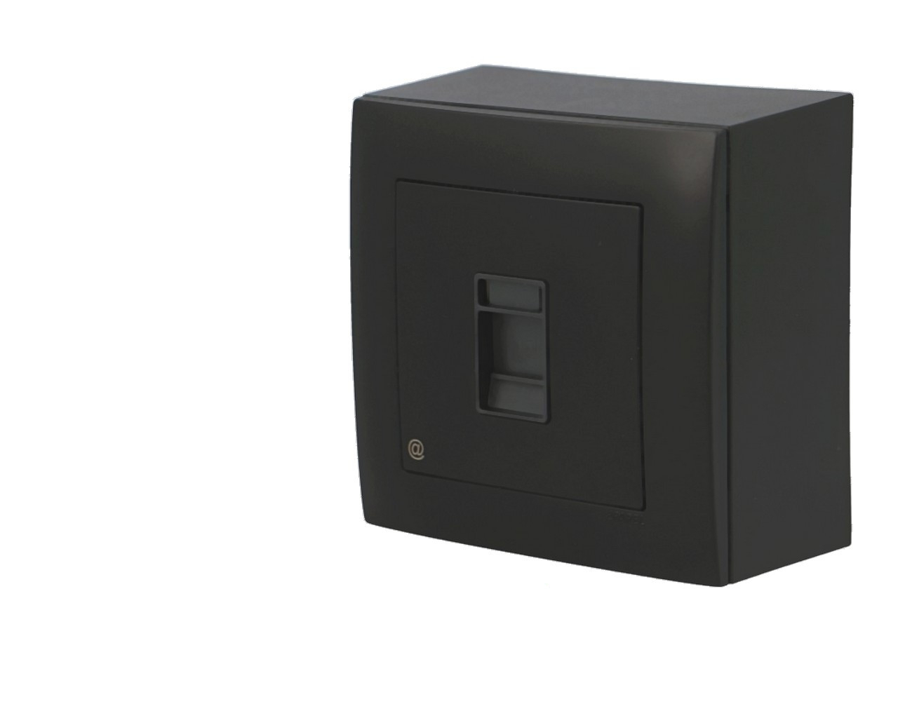 Prise rj45 Cat6 noire Efapel Logus 90