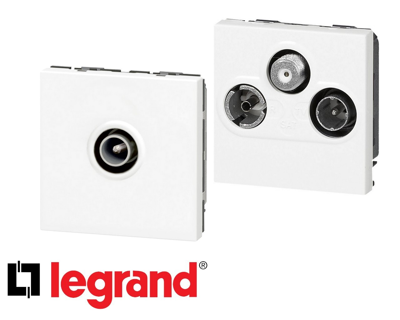 Prise TV Coaxiale Legrand Installation Murale