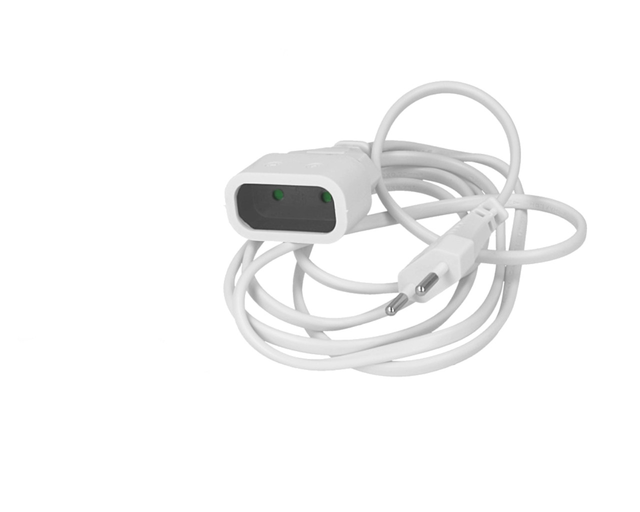 Rallonge 2P mâle/femelle 6A, 2 mètres Eur'ohm